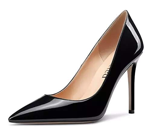 Saekcted High Heels Saekcted Damen High-Heels Pumps Spitze Zehe Stilettos Abendschuhe 10CM Heels Schuhe