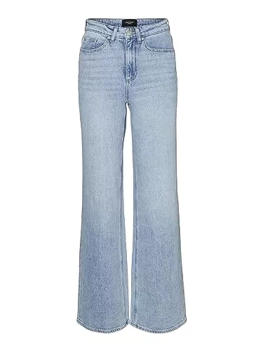 VERO MODA Jeans VERO MODA Female Weit geschnitten VMTESSA Hohe Taille Weit geschnitten Jeans