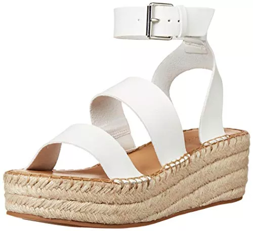 The Drop Sandalen & Slides The Drop Listilla Flatform-espadrilles mit Knöchelriemen Damen Espadrilles