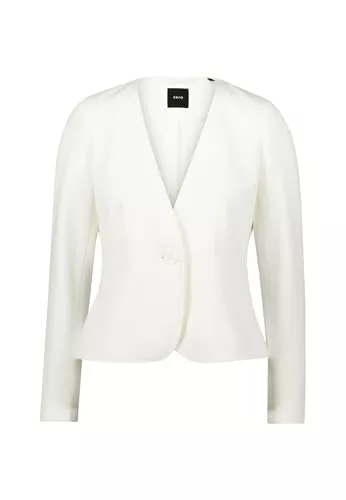 zero Blazer zero Damen Piqué-Blazer mit Knopfverschluss