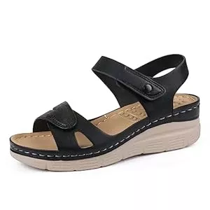 Ortho+rest Sandalen & Slides Ortho+rest Damen Sandalen mit Fußgewölbestütze Fußbett Bequeme Orthopädische Wandersandalen