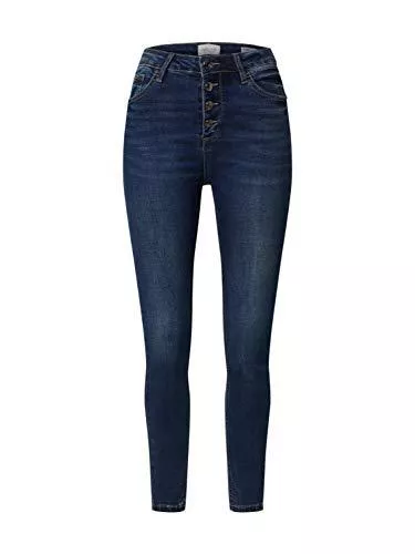 Hailys Jeans Hailys LG HW C JN Romina Frauen Jeans blau Basics, Streetwear