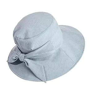 Comhats Hüte & Mützen Comhats Sonnenhut Damen mit breiter Krempe, UPF 50 UV-Sonnenschutz, faltbar, Sommer-Strandhut, Baumwolle/Leinen