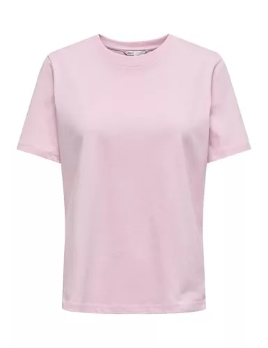 ONLY T-Shirts ONLY Damen Onlmonja S/S Tee JRS Noos Kurzärmeliges T-Shirt Mit O-Ausschnitt In Normaler Passform Basic-Stil