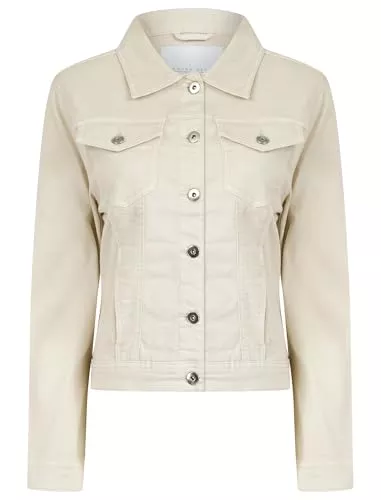 AMARA REYA Jacken AMARA REYA Damen-Sommerjacke "Feather", Stretch-Baumwolle, leicht, lässig, Denim, Sommerjacke