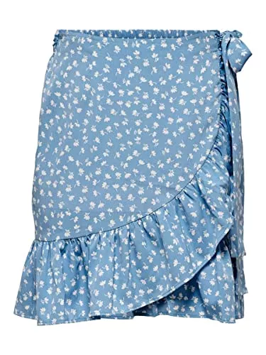 ONLY Röcke ONLY Olivia Ruffle Wrap Mini Skirt