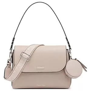 Calvin Klein Taschen & Rucksäcke Calvin Klein Damen 2 in 1 Flap Shoulder Bag & Crossbody Millie 2-in-1 Umhängetasche mit Klappe