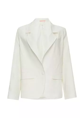 QS Blazer QS Damen Blazer aus Leinenmix