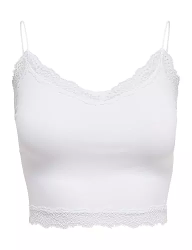 ONLY Tops ONLY Damen Onlvicky Lace Seamless Cropped Noos Top