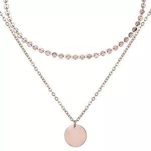 BONNYBIRD Schmuck BONNYBIRD® Boho Ketten Set Damen - Premium Layering Halskette Damen aus Edelstahl, 100% Wasserfest & Hautverträglich