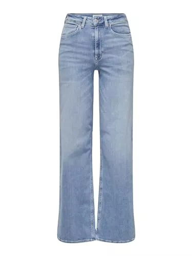 ONLY Jeans ONLY Female Weit geschnitten Jeans ONLMADISON Hohe Taille Weiter Beinschnitt Jeans