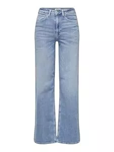 ONLY Jeans ONLY Female Weit geschnitten Jeans ONLMADISON Hohe Taille Weiter Beinschnitt Jeans
