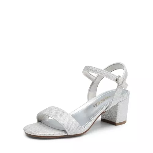 DREAM PAIRS Sandalen & Slides DREAM PAIRS Damen-Sandalen mit hohen Absätzen Modische Blockabsätze-Sandals mit offenem Zehenbereich und Pumpabsatz