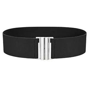 VONMELLI Gürtel VONMELLI Breiter Elastischer Stretch Gürtel für Damen–Trimmer-Stretchgürtel, Retro Damen Taillengürtel