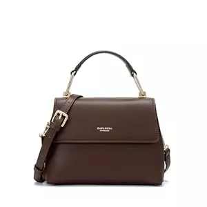 Carlheim Taschen & Rucksäcke Carlheim, Gotland Genuine Leather collection, Grace Genuine Leather Handbag (Brown)