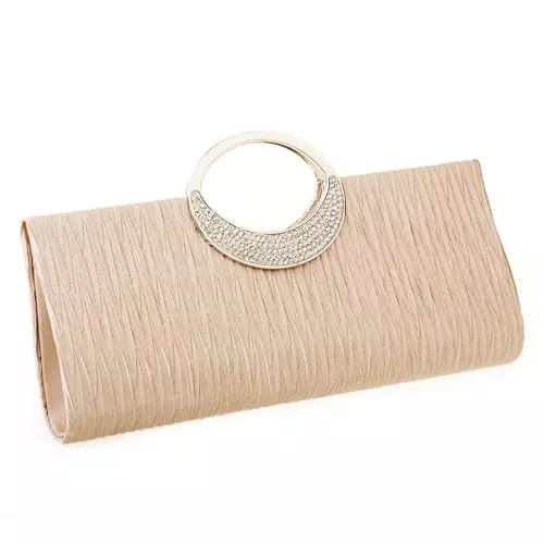 MeeQee Taschen & Rucksäcke MeeQee Damen Clutch Metallisch Pailletten Abendtasche Mode Envelope Handtasche mit Abnehmbarer Kette Elegant Crossbody Umhängetasche Tasche Schultertasche mit Glitzer Diamant Handle