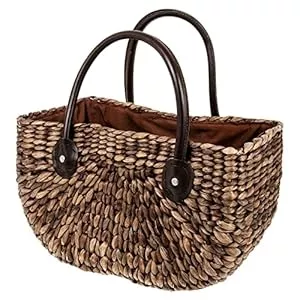 SIDCO Taschen & Rucksäcke SIDCO Einkaufskorb Maisstroh dunkel Umhängetasche Einkaufstasche Korbtasche Shopper