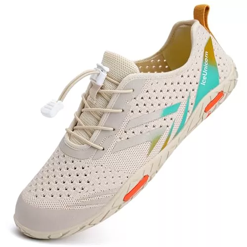 IceUnicorn Sneaker & Sportschuhe IceUnicorn Strandschuhe Badeschuhe Damen Herren Schwimmschuhe Aquaschuhe Sommer Schnell Trocknend Surfschuhe