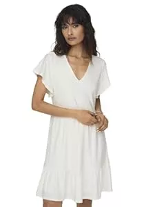 ONLY Freizeit ONLY Damen Onlsandra S/S V-Neck Dress JRS