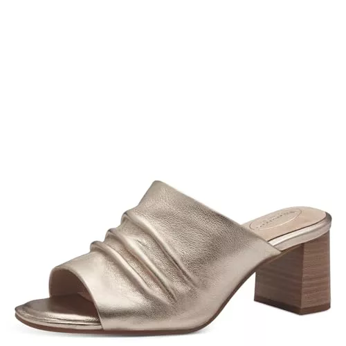 Tamaris Sandalen & Slides Tamaris COMFORT Damen Sandalen mit Absatz aus Leder Elegant