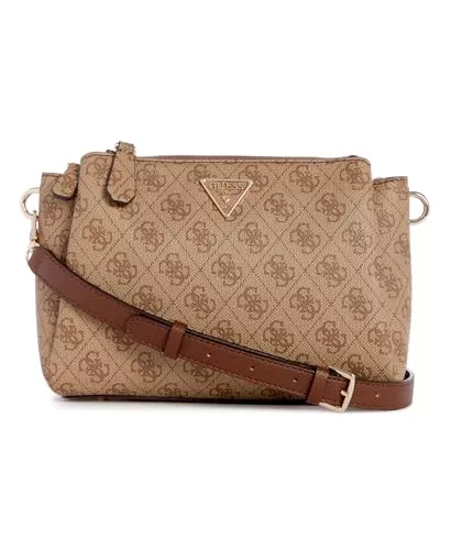 GUESS Taschen & Rucksäcke GUESS Damen Noelle Triple Compartment Crossbody, Umhängetasche mit DREI Fächern