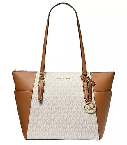 Michael Kors Taschen & Rucksäcke Michael Michael Kors Charlotte Große Tragetasche aus Saffiano-Leder mit Reißverschluss oben