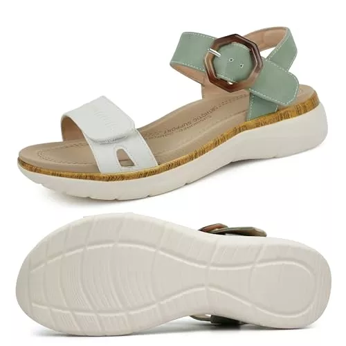 Ortho+rest Sandalen & Slides Ortho+rest Orthopädische Sandalen Damen mit Fußgewölbestützung Bequeme Wander-Sandalen