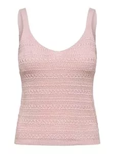 JACQUELINE de YONG Tops JACQUELINE de YONG Damen Stricktop JDYTROPICA S/L V-Neck TOP KNT