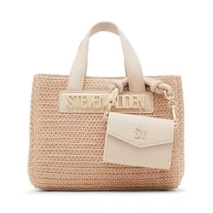 Steve Madden Taschen & Rucksäcke Steve Madden Damen Raffia Tote Flores Mini-Tragetasche aus Bast