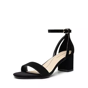 DREAM PAIRS Sandalen & Slides DREAM PAIRS Damen Sandalen mit Knöchelriemen und Blockabsatz elegante Hochzeit und Party Schuhe
