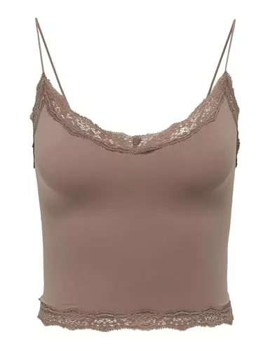 ONLY Tops ONLY Damen Onlvicky Lace Seamless Cropped Noos Top