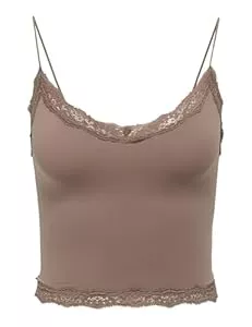 ONLY Tops ONLY Damen Onlvicky Lace Seamless Cropped Noos Top