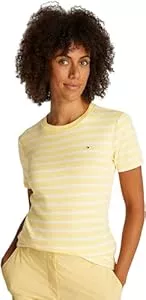 Tommy Hilfiger T-Shirts Tommy Hilfiger Damen Kurzarm Strickoberteile