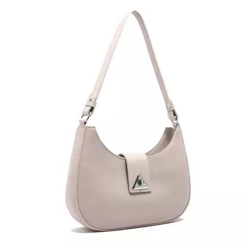 Travistar Taschen & Rucksäcke Travistar Handtasche Damen Klein Elegant Schultertasche Damen PU Leder Hobo Bag Y2k Tasche Satteltasche Aesthetic Abendtasche Clutch mit Reißverschluss Coole Umhängetasche für Teenager Mädchen