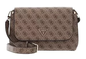 GUESS Taschen & Rucksäcke GUESS Damen Umhängetasche Meridian Latte Logo