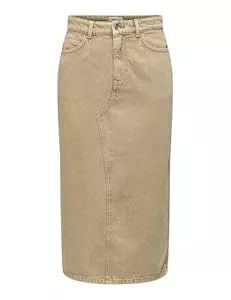 ONLY Röcke ONLY Damen Onllola-Cilla Hw Long Slit Skirt PNT Jumpsuit