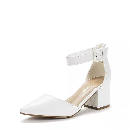 DREAM PAIRS High Heels DREAM PAIRS Hochzeitsschuhe Damen Spangenpumps Tanzschuhe Sandaletten mit Blockabsatz Slingback Pumps