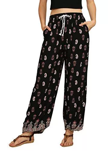 Urban GoCo Hosen Urban GoCo Damen Haremshose Boho Hippie Hose