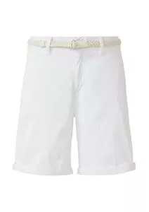 s.Oliver Shorts s.Oliver Shorts mit geflochtenem Gürtel und Garment Dye