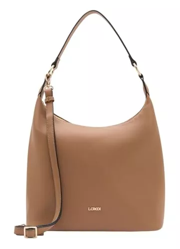 L.CREDI Taschen & Rucksäcke L.CREDI Olga Hobo Bag Toffee