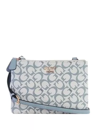 GUESS Taschen & Rucksäcke GUESS Factory Damen Akir Triple Compartment Logo Crossbody, Salbei, Ranzen