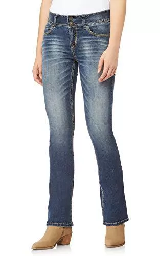 WallFlower Jeans WallFlower Damen Jeans Junior Instastretch üppige kurvige Bootcut Jeans