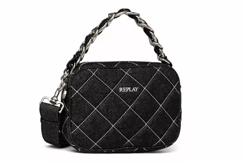 Replay Taschen & Rucksäcke Replay Damen Handtasche aus Baumwolle