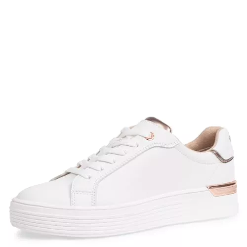 s.Oliver Sneaker & Sportschuhe s.Oliver Damen Sneaker flach mit Schnürsenkeln Low Top