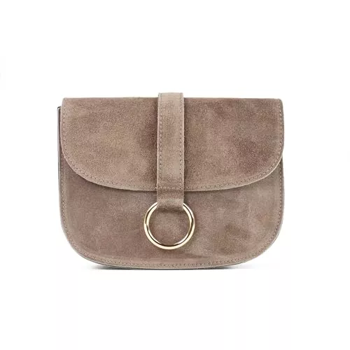 lePelou Taschen & Rucksäcke lePelou Umhängetasche aus Veloursleder, Wildleder Handtasche, Cross Body Tasche Geschenk
