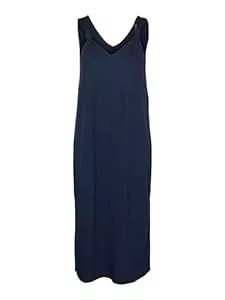 VERO MODA Freizeit VERO MODA Damen Vmjoy Linnen Sl Knot Dress JRS SPE Keid