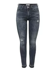 ONLY Jeans ONLY Damen Onlrush Mw Sk Rw Rep DNM Mas Jeans