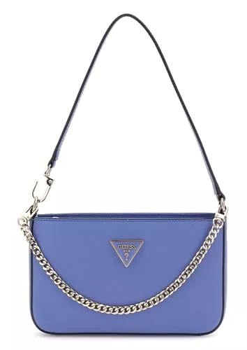 GUESS Taschen & Rucksäcke GUESS Noelle Mini Top Zip Shoulder Bag Stormy Blue
