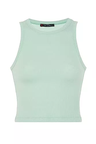 Cipo & Baxx Tops Cipo & Baxx Damen T-Shirt Slim Fit Freizeit T-Shirt