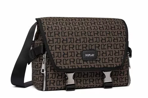 Replay Taschen & Rucksäcke Replay Damen Schultertasche mit Logo-Print
